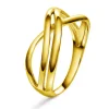 Pan Jewelry – Unity ring i forgylt sølv
