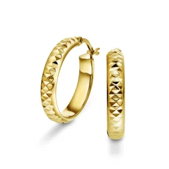 PAN Jewelry – Varese øreringer i forgylt sølv