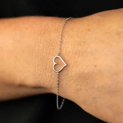Pan Jewelry Classic – Armbånd i sølv med åpen hjerte