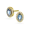 Pan Jewelry Classic – Athens Charm ørepynt i forgylt sølv med zirkonia