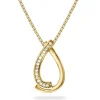 PAN Jewelry Classic – Forgylt halssmykke – dråpeformet