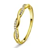 Pan Jewelry Classic – Friendship ring i forgylt sølv med zirkonia