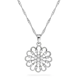 PAN Jewelry Classic – Halssmykke 925 sølv- Blomst