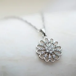 PAN Jewelry Classic – Halssmykke 925 sølv- Blomst