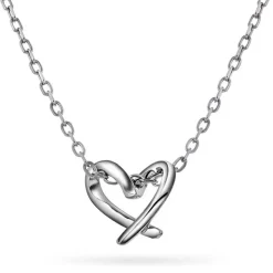 Pan Jewelry Classic – Hjertestrek halssmykke i sølv