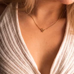 Pan Jewelry Classic – Hjertestrek halssmykke i forgylt sølv