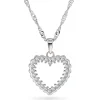 PAN Jewelry Classic – Juliane halssmykke i sølv med zirkonia, hjerte