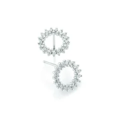 PAN Jewelry Classic – Linn ørepynt i sølv med zirkonia