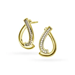 PAN Jewelry Classic – Øredobber i forgylt 925 sølv