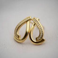 PAN Jewelry Classic – Øredobber i forgylt 925 sølv