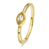 PAN Jewelry Classic – Ring med zirkonia – Forgyldt