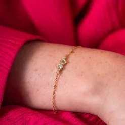 Pan Jewelry Classic – Seoul Shine armbånd i forgylt sølv med zirkonia