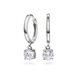 Pan Jewelry Classic – SF Spark øreringer i sølv med zirkonia