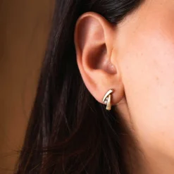 Pan Jewelry Classic – Smykkesett i forgylt sølv med zirkonia