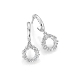 PAN Jewelry Classic – Stine øreringer i sølv med zirkonia