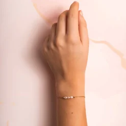 Pan Jewelry Classic – Torino armbånd i forgylt sølv med perler