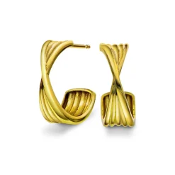 Pan Jewelry Trend – Athens Aura ørepynt i forgylt sølv