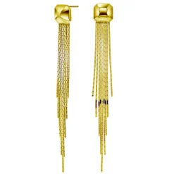 Pan Jewelry Trend – Dancing in Dublin øredobber i forgylt sølv