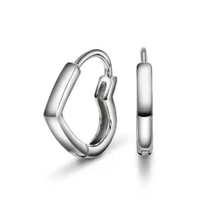 Pan Jewelry Trend – Hjerteglimt øreringer i sølv