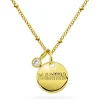 Pan Jewelry Trend – Mamma halssmykke i forgylt sølv med zirkonia