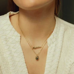 Pan Jewelry Trend – Mamma halssmykke i forgylt sølv med zirkonia