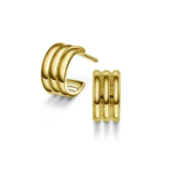 Pan Jewelry Trend – New York ørepynt i forgylt sølv