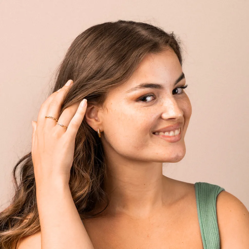 Pan Jewelry Trend – Varese øreringer i forgyldt sølv
