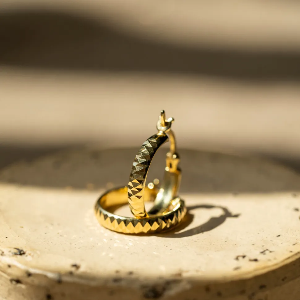 Pan Jewelry Trend – Varese øreringer i forgyldt sølv
