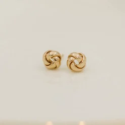 Pan Jewlery – Ørepynt i gult gull