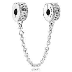 Pandora – PANDORA Logo Safety Chain – Charm