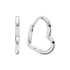 Pandora – Asymmetrical Heart Hoop Earrings