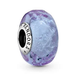 Pandora – Bølgende lavendel muranoglass charm