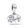 Pandora – Charm med stjerner og gravering