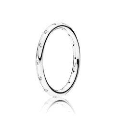 Pandora – Droplets sølv ring