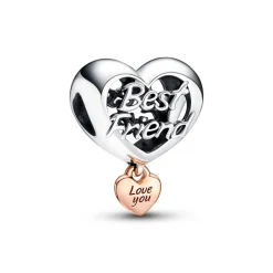 Pandora – Elsk din beste venn Hjerteformet Charm
