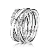 Pandora – Entwined ring i sølv