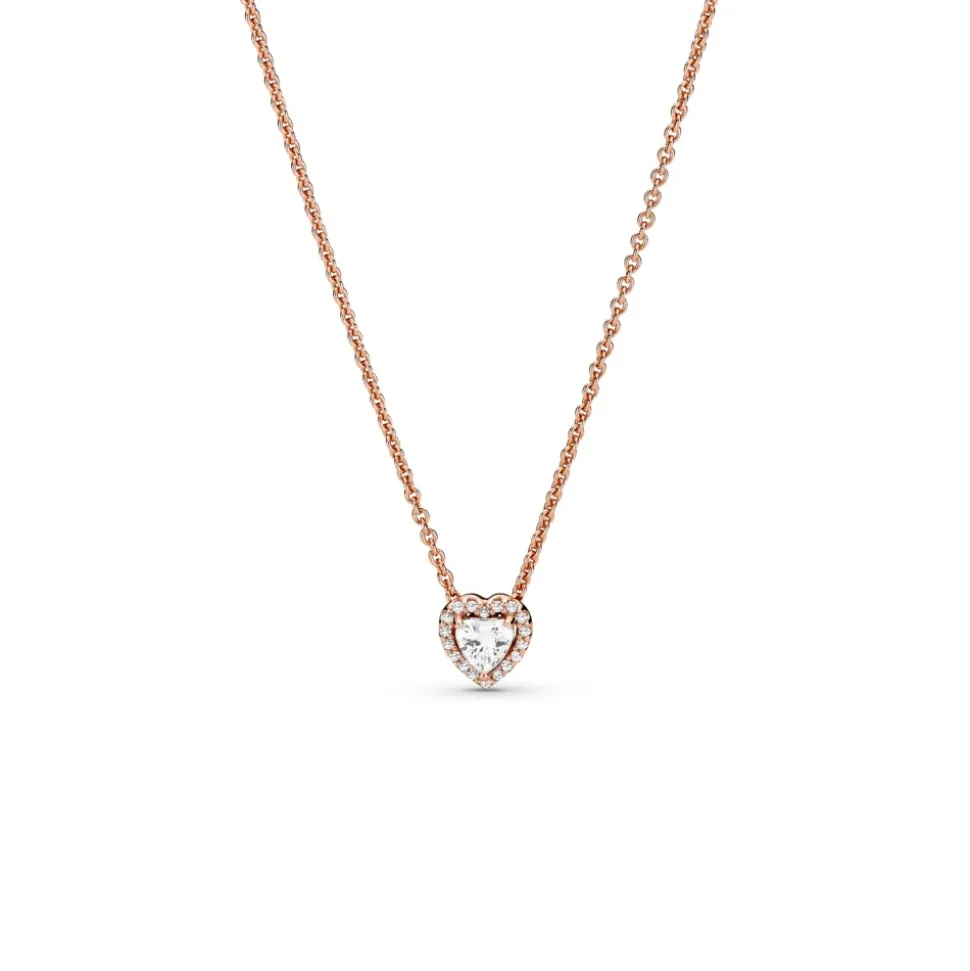 Pandora – Funklende Hjerte Collier Halskjede