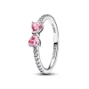 Pandora – Funklende Pink Sløyfe Ring