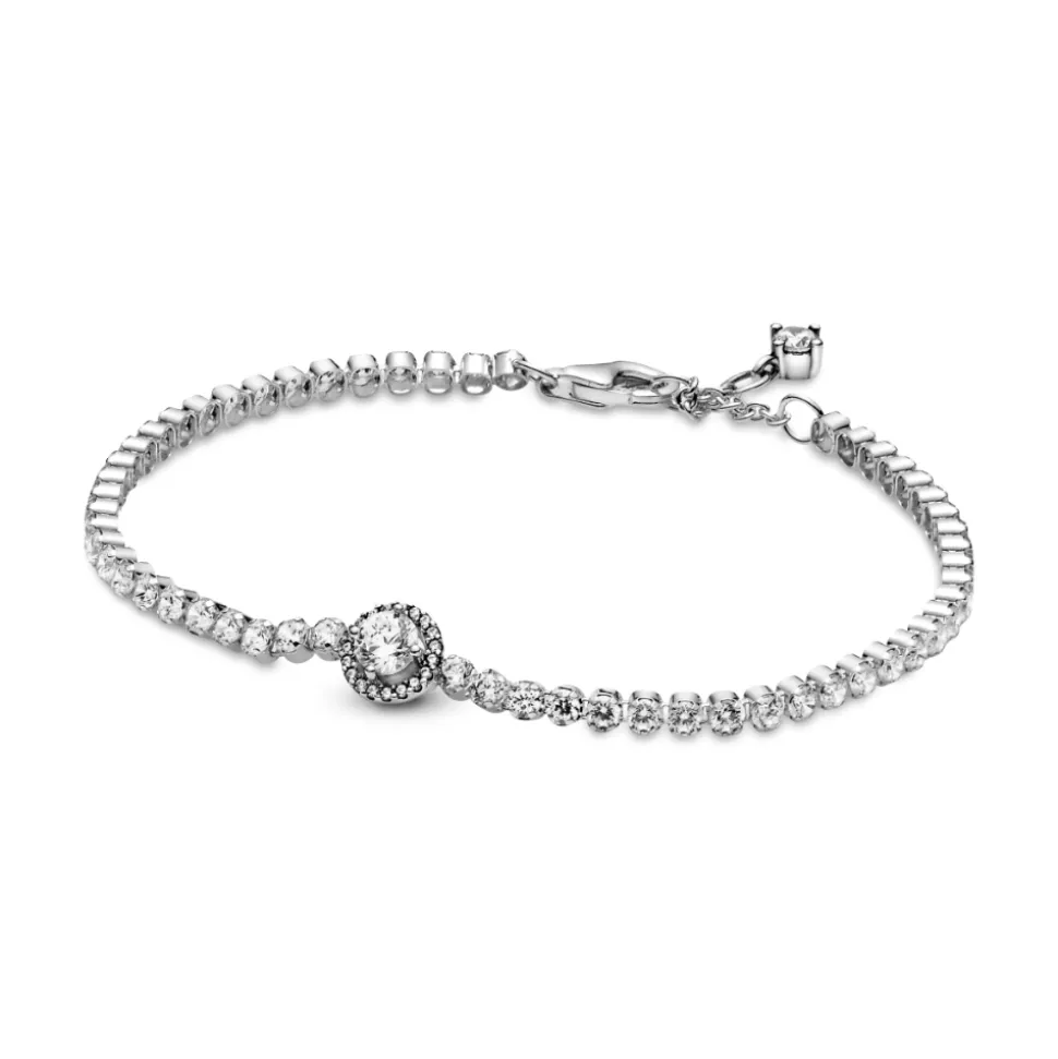 Pandora – Funklende Ring Tennisarmbånd