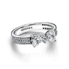 Pandora – Funklende Sløyfe Dobbel Rad Ring