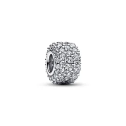 Pandora – Funklende Trippel Rad Pavé Charm