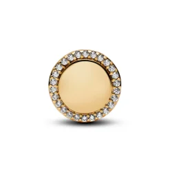 Pandora – Glittrende Rund Charm