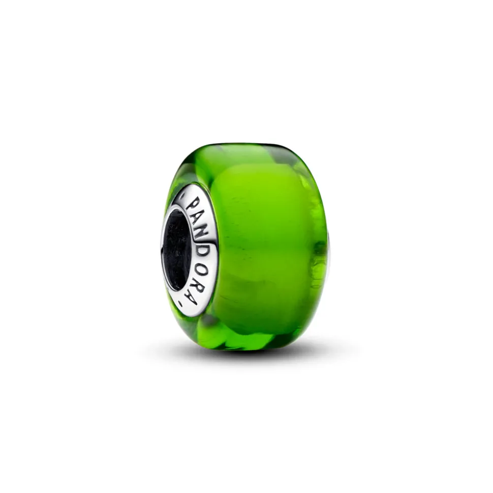 Pandora – Grønn Mini Muranoglass Charm