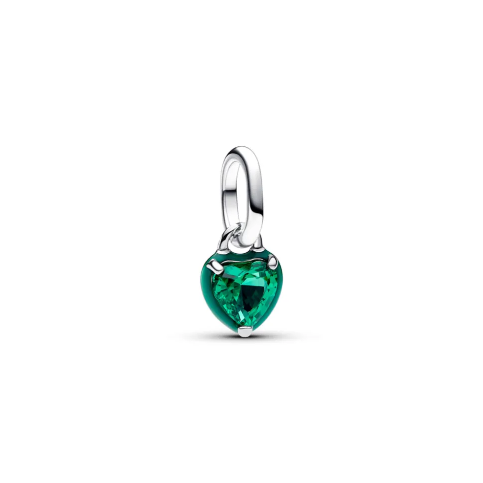 Pandora – Grønt Chakra Hjerte Mini Hengende Charm