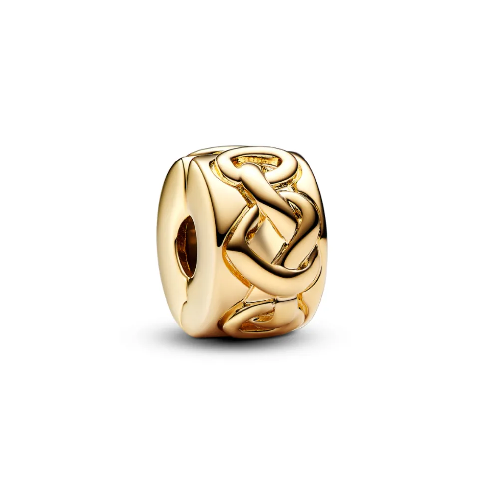 Pandora – Hjerteformet knute Klemmecharm