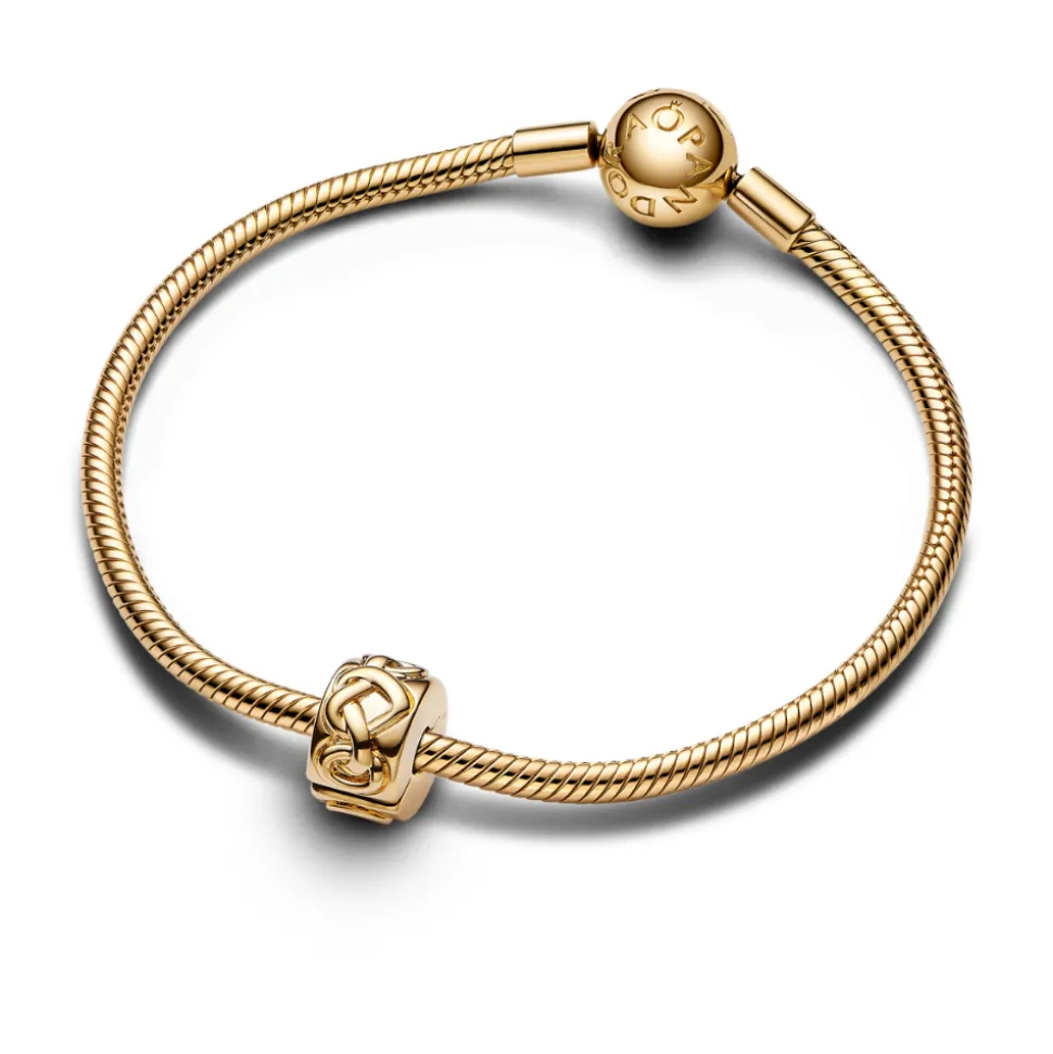 Pandora – Hjerteformet knute Klemmecharm