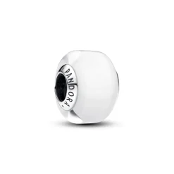 Pandora – Hvit Mini Muranoglass Charm