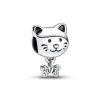 Pandora – Katt og Sløyfe Charm