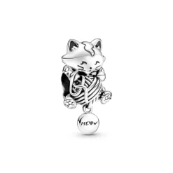 Pandora – Kattunge og Garnnøste Charm