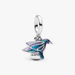Pandora – Kolibri Dobbel Hengende Charm